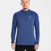 Attain nahtloser Pullover mit halbem Reißverschluss