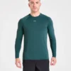 Attain nahtloses Langarm-T-Shirt