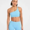 Enhance Nahtloser Ein-Schulter-Sport-BH