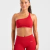 Enhance Nahtloser Ein-Schulter-Sport-BH