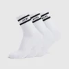 Everyday-Crew-Socken mit doppeltem Streifen (3er-Pack)