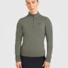 Klassischer Pullover mit 1/4-Reißverschluss