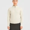 Klassischer Pullover mit 1/4-Reißverschluss