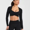 Physique Langarm-Crop-Top