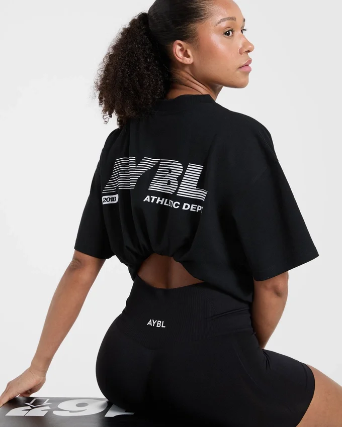 „Athletics Department“ Oversize-T-Shirt