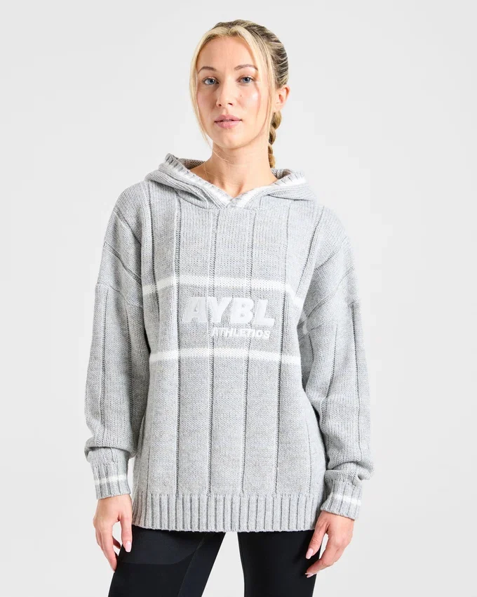 Athletics Oversized-Strick-Hoodie