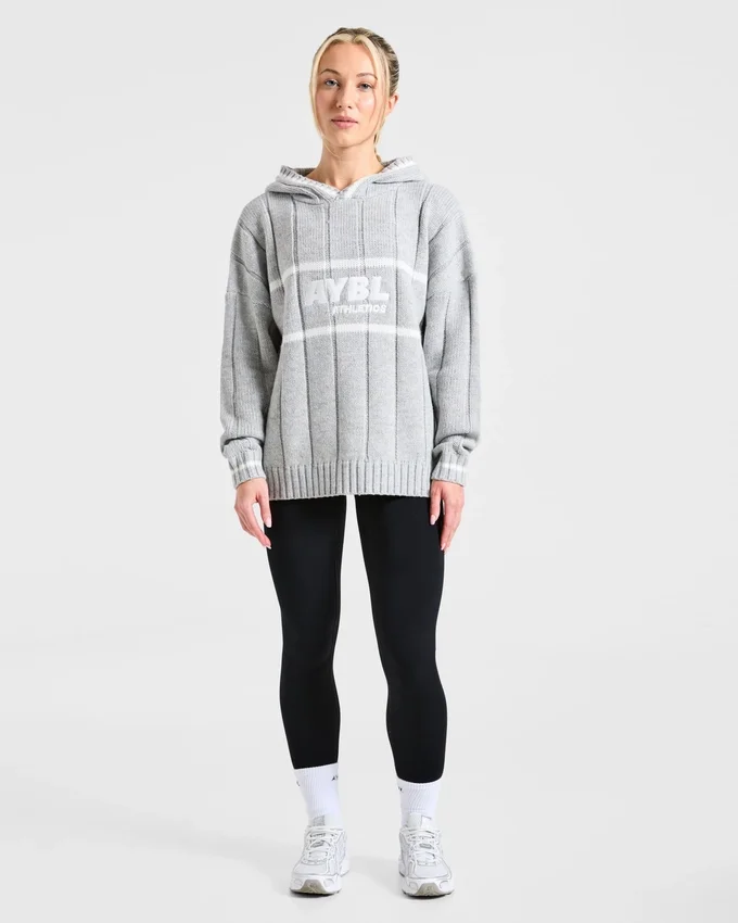Athletics Oversized-Strick-Hoodie