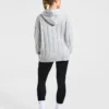 Athletics Oversized-Strick-Hoodie