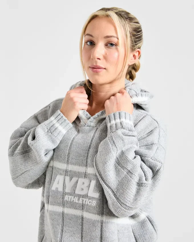 Athletics Oversized-Strick-Hoodie