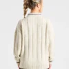 Athletics Oversized-Strickpullover mit 1/4-Reißverschluss