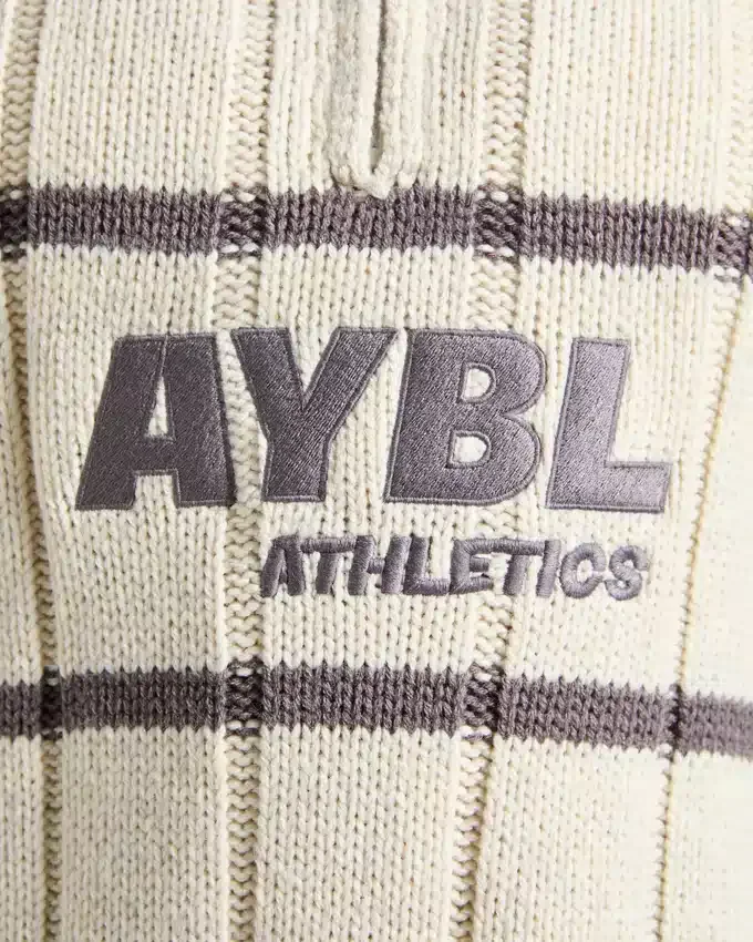 Athletics Oversized-Strickpullover mit 1/4-Reißverschluss