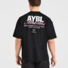 „Athletics Script“ Oversize-T-Shirt