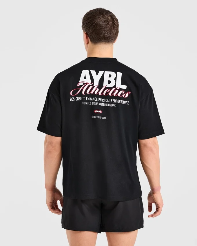„Athletics Script“ Oversize-T-Shirt