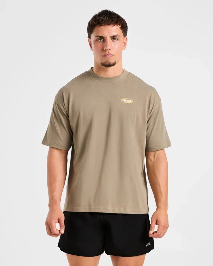 „Athletics Script“ Oversize-T-Shirt