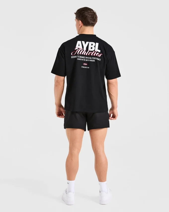 „Athletics Script“ Oversize-T-Shirt