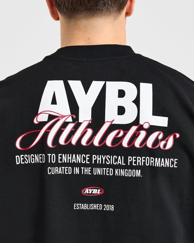 „Athletics Script“ Oversize-T-Shirt