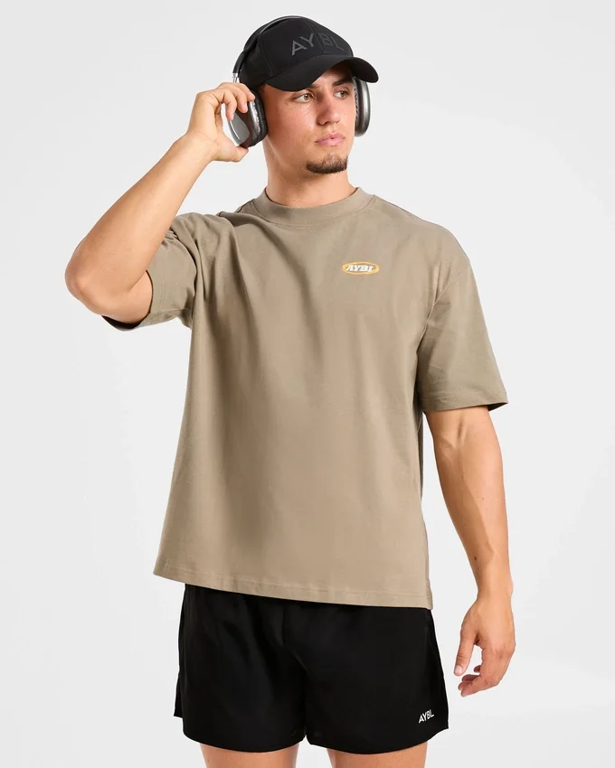 „Athletics Script“ Oversize-T-Shirt