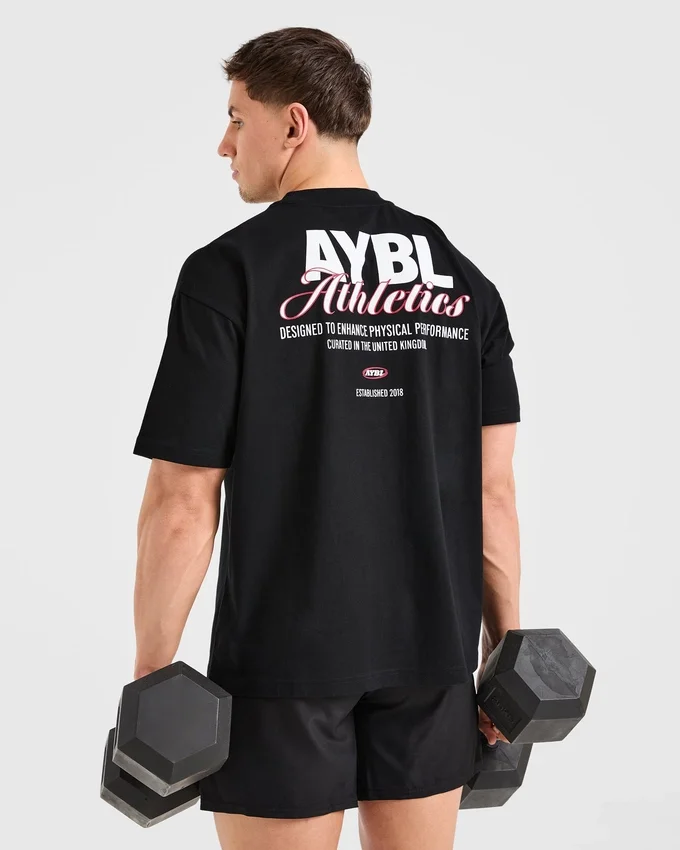 „Athletics Script“ Oversize-T-Shirt
