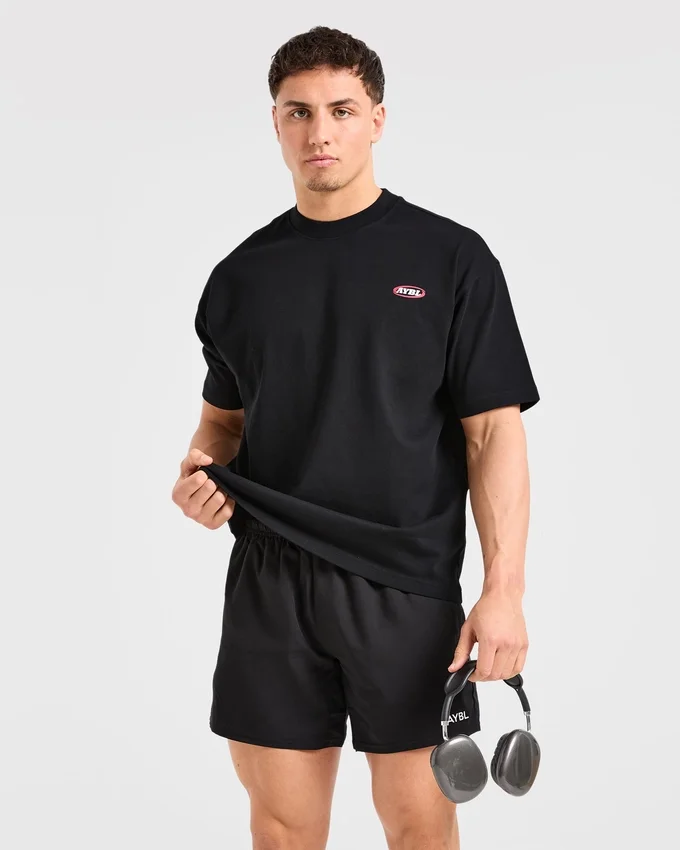 „Athletics Script“ Oversize-T-Shirt