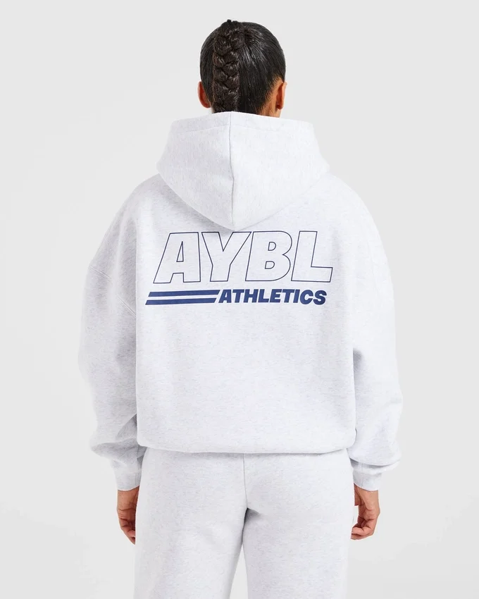 Athletics Track Oversized-Hoodie