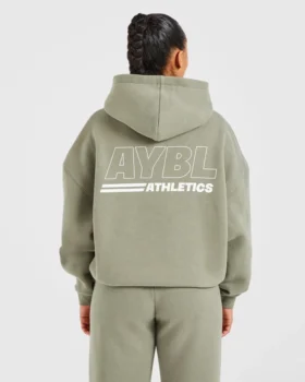 Athletics Track Oversized-Hoodie