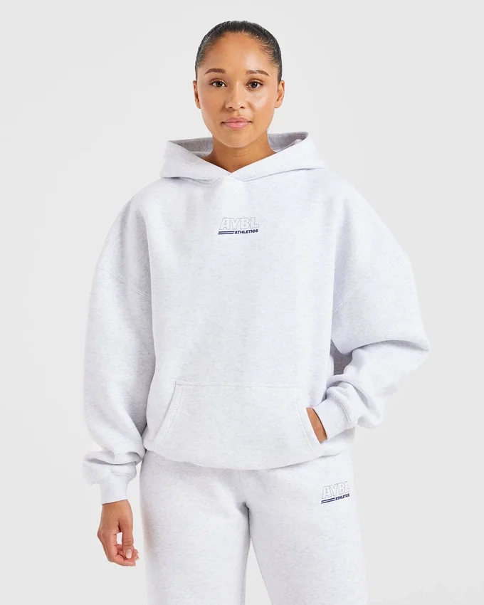 Athletics Track Oversized-Hoodie
