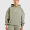 Athletics Track Oversized-Hoodie