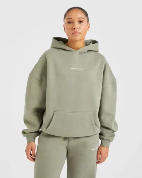 Athletics Track Oversized-Hoodie