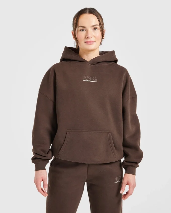 Athletics Track Oversized-Hoodie