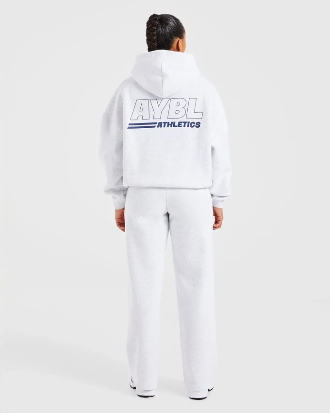 Athletics Track Oversized-Jogginghose mit geradem Bein
