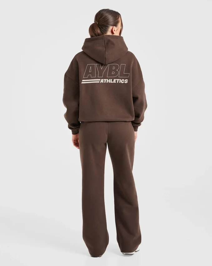 Athletics Track Oversized-Hoodie