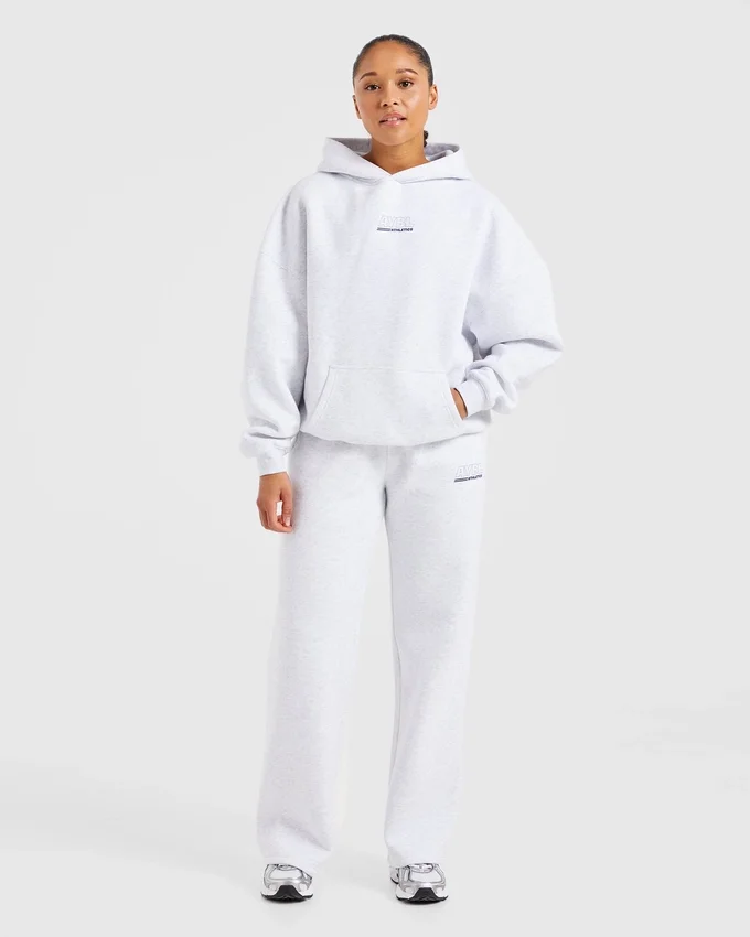 Athletics Track Oversized-Jogginghose mit geradem Bein