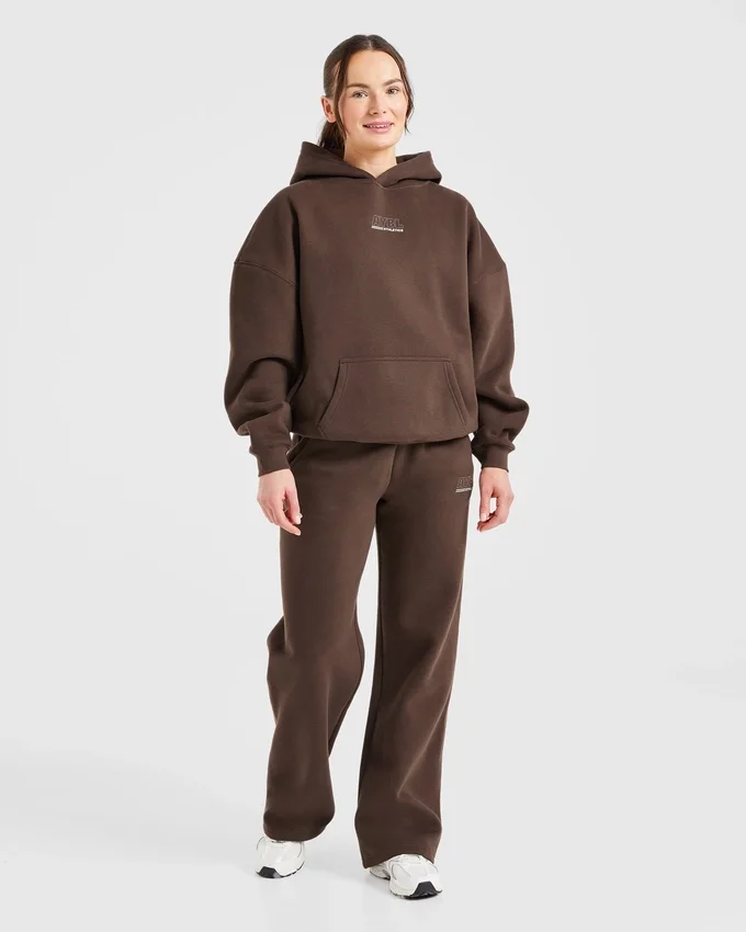 Athletics Track Oversized-Hoodie