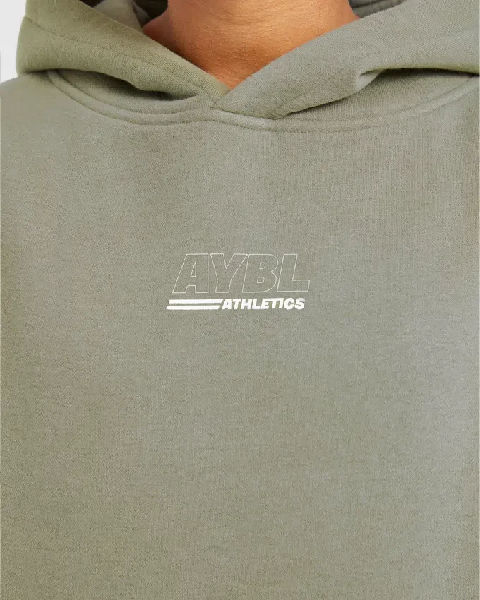 Athletics Track Oversized-Hoodie