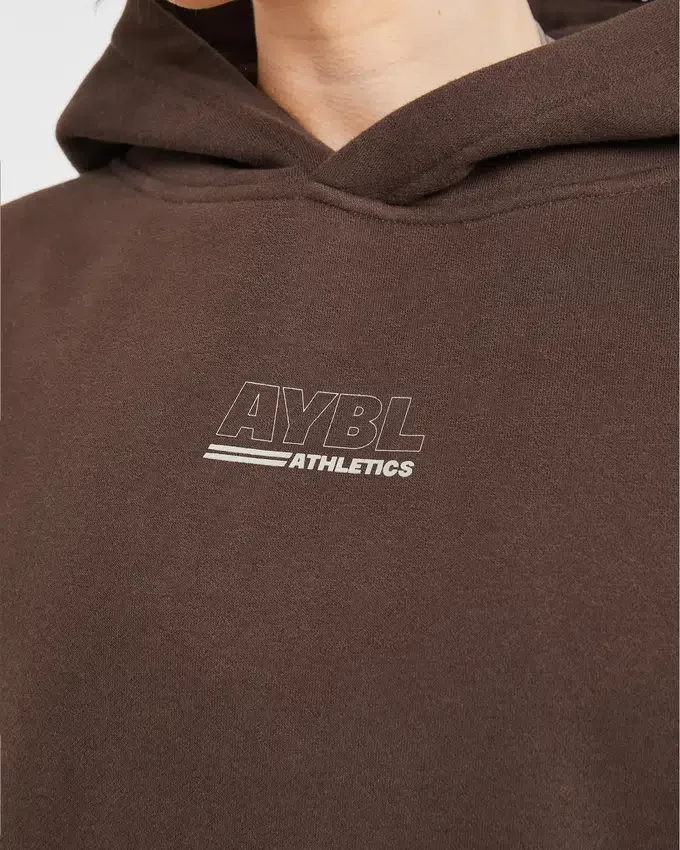 Athletics Track Oversized-Hoodie