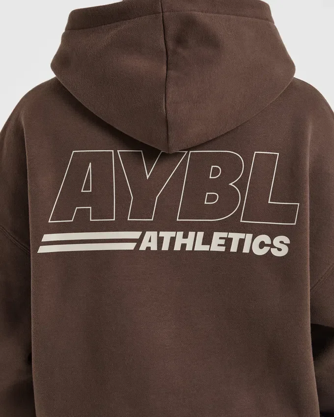 Athletics Track Oversized-Hoodie