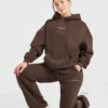 Athletics Track Oversized-Hoodie