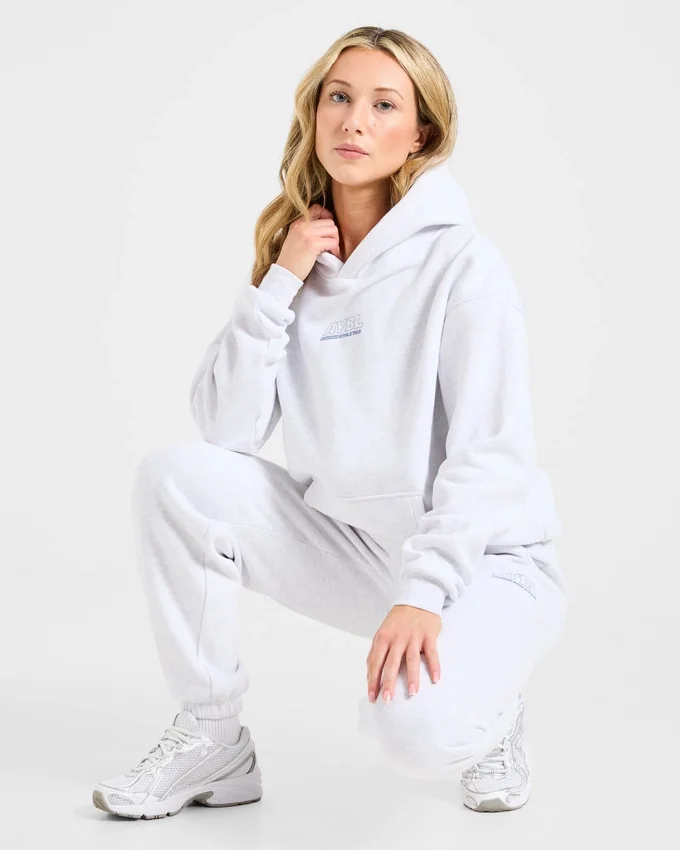 Athletics Track Oversized-Hoodie