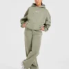 Athletics Track Oversized-Hoodie