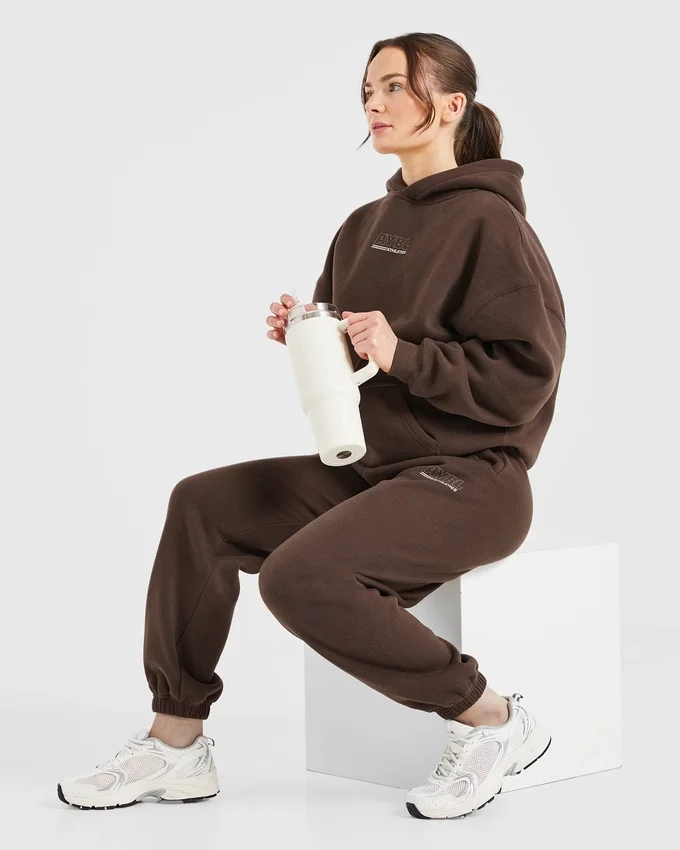 Athletics Track Oversized-Jogginghose