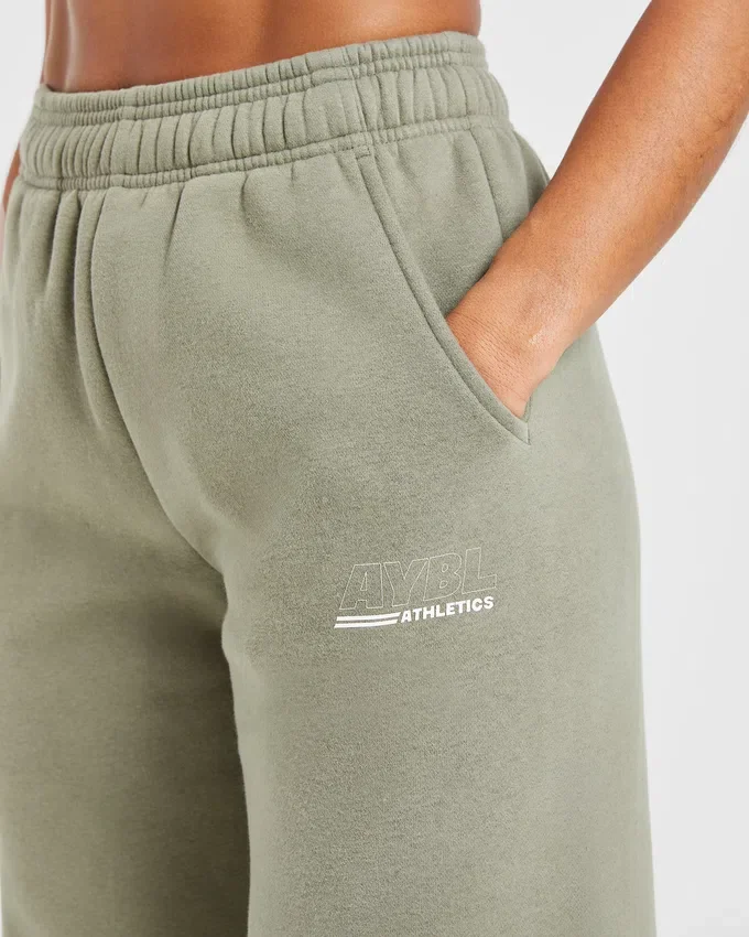 Athletics Track Oversized-Jogginghose mit geradem Bein