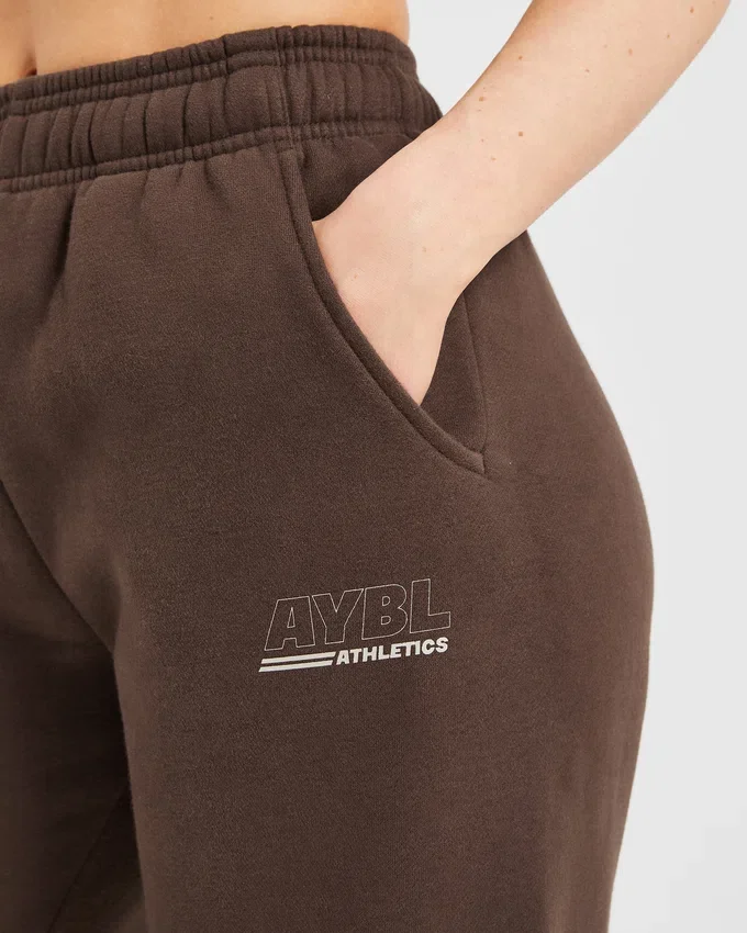 Athletics Track Oversized-Jogginghose mit geradem Bein