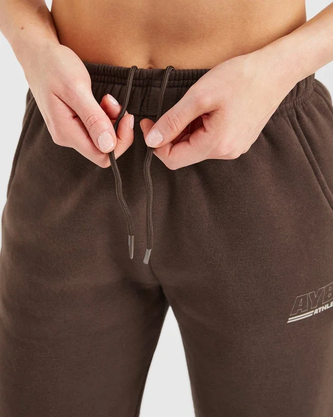 Athletics Track Oversized-Jogginghose mit geradem Bein