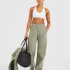 Athletics Track Oversized-Jogginghose mit geradem Bein