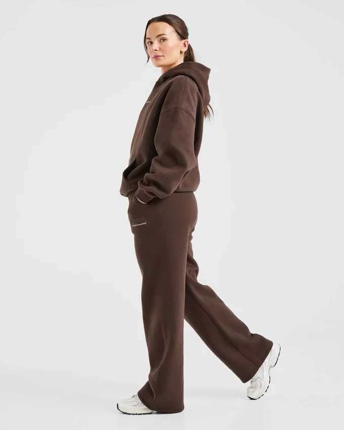 Athletics Track Oversized-Jogginghose mit geradem Bein