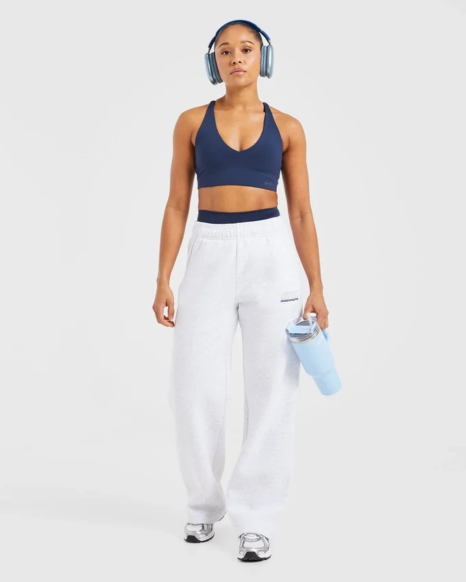 Athletics Track Oversized-Jogginghose mit geradem Bein