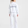 Athletics Track Oversized-Pullover mit 1/4-Reißverschluss