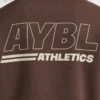 Athletics Track Oversized-Pullover mit 1/4-Reißverschluss