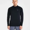 Attain nahtloser Pullover mit halbem Reißverschluss
