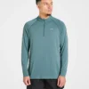 Attain nahtloser Pullover mit halbem Reißverschluss